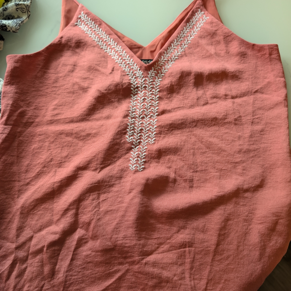 Camisole Salmon Pink Tank Top